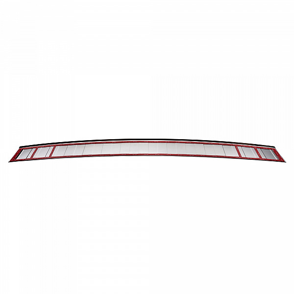 Stainless Steel Rear Bumper Protector Compatible With Toyota Proace & Proace Verso 09.2016-> Long Version 133,5cm Wide Rearguard, Tailored Fit Bumper Guard,  Loading Edge Protector- Colour Polished Stainless Steel (Chrome)