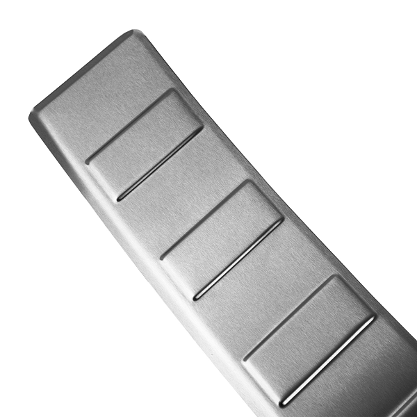Stainless Steel Rear Bumper Protector Compatible With Mercedes Benz GLC (also for AMG) 09.2015-04.2019 Rearguard, Tailored Fit Bumper Guard,  Loading Edge Protector- Colour Brushed Stainless Steel