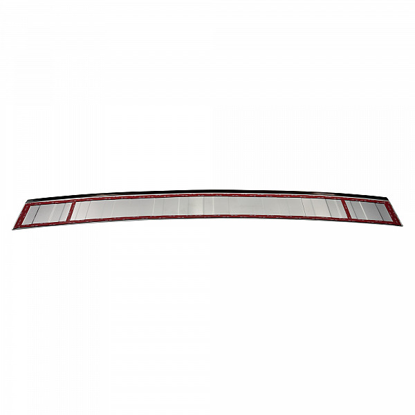 Stainless Steel Rear Bumper Protector Compatible With Peugeot Expert & Traveller 09.2016-> Rearguard, Tailored Fit Bumper Guard,  Loading Edge Protector- Colour Polished Stainless Steel (Chrome)
