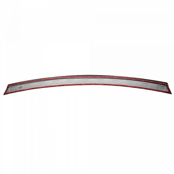 Stainless Steel Rear Bumper Protector Compatible With Porsche Macan 04.2014-03.2024 Rearguard, Tailored Fit Bumper Guard,  Loading Edge Protector- Colour Polished Stainless Steel (Chrome)