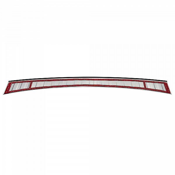 Stainless Steel Rear Bumper Protector Compatible With BMW X2 F39 03.2018-10.2023 Rearguard, Tailored Fit Bumper Guard,  Loading Edge Protector- Colour Polished Stainless Steel (Chrome)