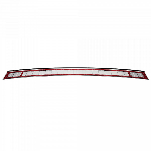 Stainless Steel Rear Bumper Protector Compatible With BMW 5 series Touring (Estate) G31 (not for M Sport) 06.2017-06.2020 Rearguard, Tailored Fit Bumper Guard,  Loading Edge Protector- Colour Polished Stainless Steel (Chrome)