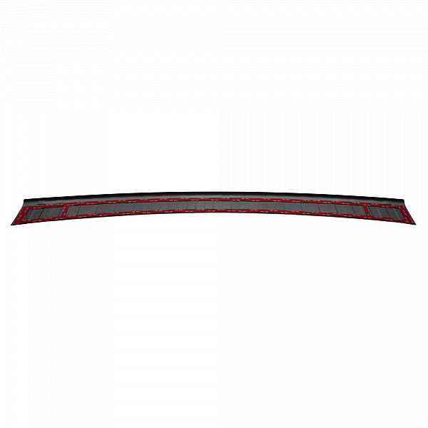Stainless Steel Rear Bumper Protector Compatible With Mercedes Benz E Class T Modell (Estate) S213 09.2016-09.2020 Rearguard, Tailored Fit Bumper Guard,  Loading Edge Protector- Colour Black Mirror Stainless Steel (Black Chrome)