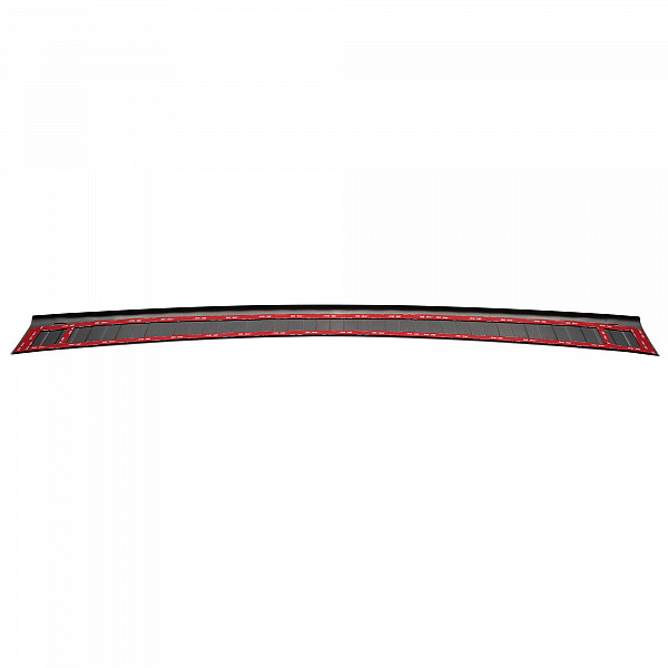 Stainless Steel Rear Bumper Protector Compatible With Mercedes Benz E Class T Modell (Estate) S213 09.2016-09.2020 Rearguard, Tailored Fit Bumper Guard,  Loading Edge Protector- Colour Dark Grey Brushed Stainless Steel