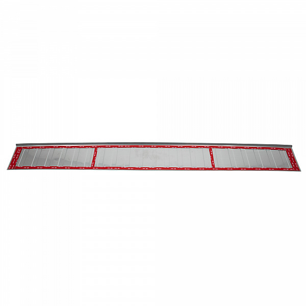 Stainless Steel Rear Bumper Protector Compatible With Nissan NV300 11.2016-09.2021 Rearguard, Tailored Fit Bumper Guard,  Loading Edge Protector- Colour Brushed Stainless Steel