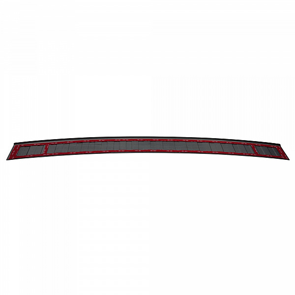 Stainless Steel Rear Bumper Protector Compatible With BMW 5 series Touring (Estate) G31 (not for M Sport) 06.2017-06.2020 Rearguard, Tailored Fit Bumper Guard,  Loading Edge Protector- Colour Black Mirror Stainless Steel (Black Chrome)