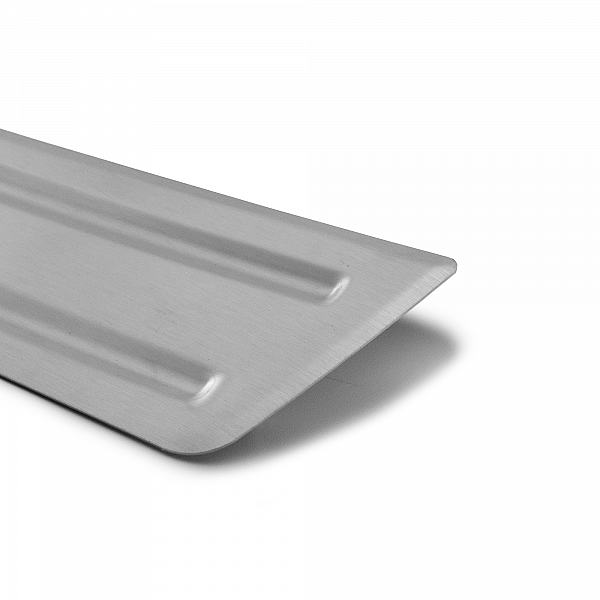 Stainless Steel Rear Bumper Protector Compatible With Volvo XC40 02.2018-> Rearguard, Tailored Fit Bumper Guard,  Loading Edge Protector- Colour Brushed Stainless Steel