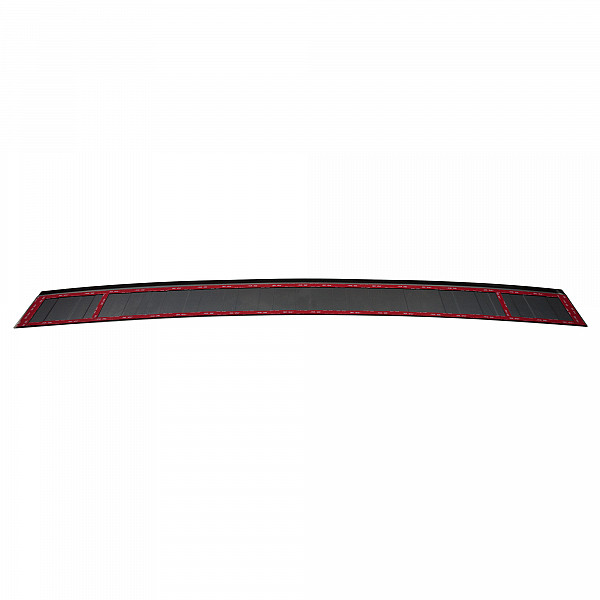Stainless Steel Rear Bumper Protector Compatible With Peugeot Expert & Traveller 09.2016-> Rearguard, Tailored Fit Bumper Guard,  Loading Edge Protector- Colour Black Mirror Stainless Steel (Black Chrome)