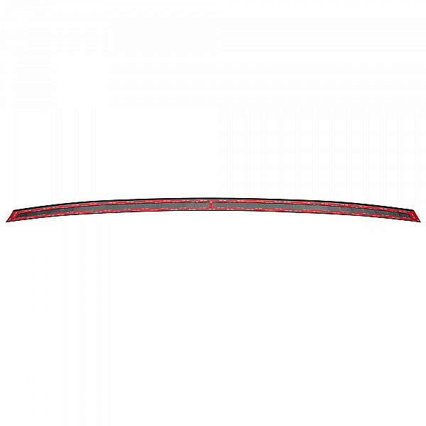Stainless Steel Rear Bumper Protector Compatible With Hyundai Tucson IV 12.2020-> Rearguard, Tailored Fit Bumper Guard,  Loading Edge Protector- Colour Dark Grey Brushed Stainless Steel