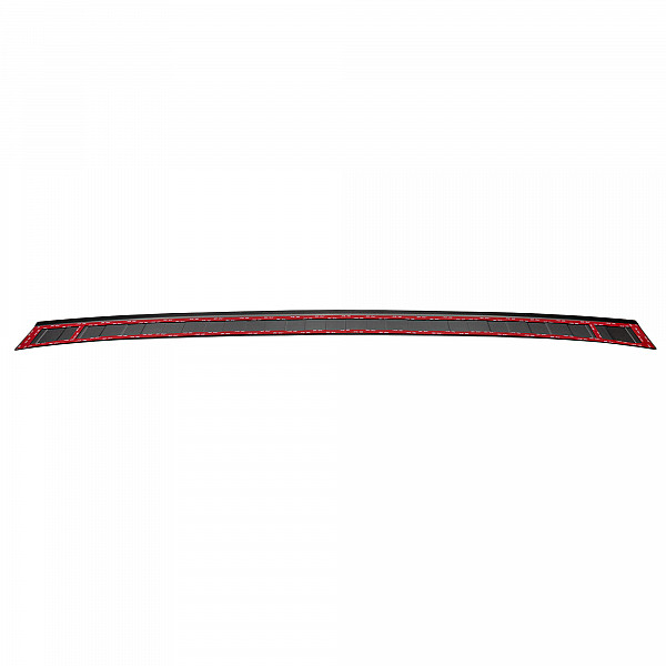Stainless Steel Rear Bumper Protector Compatible With Mercedes Benz Citan T Class W420 10.2021-> Rearguard, Tailored Fit Bumper Guard,  Loading Edge Protector- Colour Dark Grey Brushed Stainless Steel