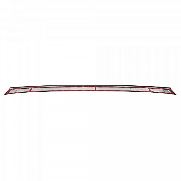 Stainless Steel Rear Bumper Protector Compatible With Renault Kangoo III 05.2021-> Rearguard, Tailored Fit Bumper Guard,  Loading Edge Protector- Colour Brushed Stainless Steel