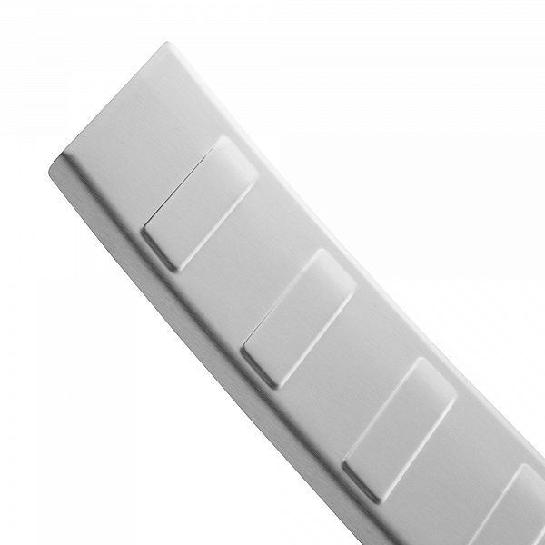 Stainless Steel Rear Bumper Protector Compatible With Audi A4 Avant (Estate) B9 10.2015-> Rearguard, Tailored Fit Bumper Guard,  Loading Edge Protector- Colour Brushed Stainless Steel