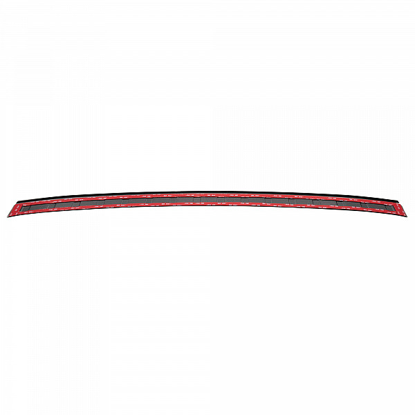 Stainless Steel Rear Bumper Protector Compatible With Cupra Born 11.2021-> Rearguard, Tailored Fit Bumper Guard,  Loading Edge Protector- Colour Dark Grey Brushed Stainless Steel