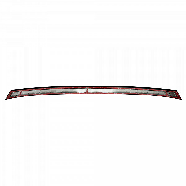 Stainless Steel Rear Bumper Protector Compatible With Mercedes Benz Citan T Class W420 10.2021-> Rearguard, Tailored Fit Bumper Guard,  Loading Edge Protector- Colour Matte Black Powdercoated Stainless Steel