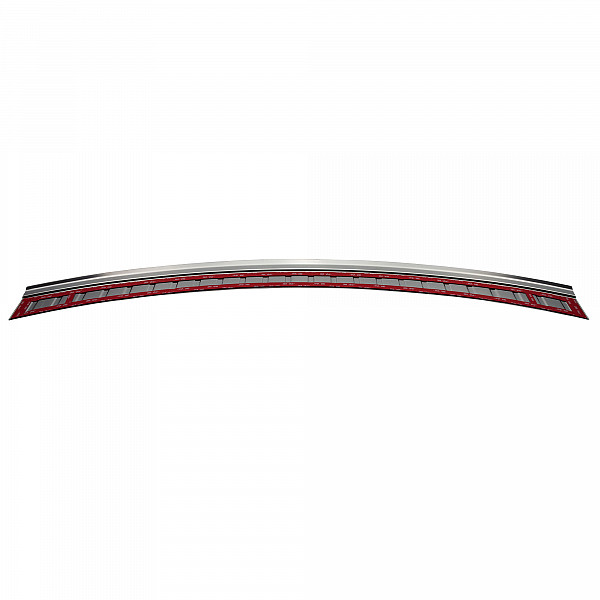 Stainless Steel Rear Bumper Protector Compatible With Porsche Macan 04.2014-03.2024 Rearguard, Tailored Fit Bumper Guard,  Loading Edge Protector- Colour Brushed Stainless Steel