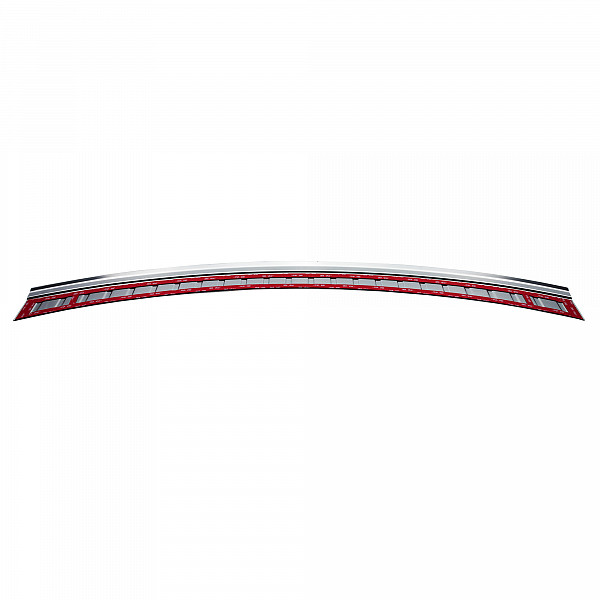 Stainless Steel Rear Bumper Protector Compatible With Porsche Macan 04.2014-03.2024 Rearguard, Tailored Fit Bumper Guard,  Loading Edge Protector- Colour Polished Stainless Steel (Chrome)