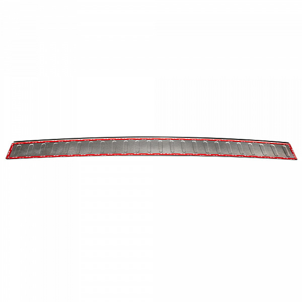 Stainless Steel Rear Bumper Protector Compatible With Volkswagen T6.1 Multivan, Transporter, California, Caravelle 09.2019-> Rearguard, Tailored Fit Bumper Guard,  Loading Edge Protector- Colour Black Mirror Stainless Steel (Black Chrome)