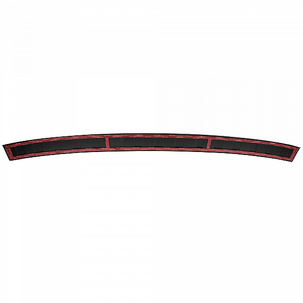 Stainless Steel Rear Bumper Protector Compatible With Volkswagen Tiguan 04.2016-11.2023 Rearguard, Tailored Fit Bumper Guard,  Loading Edge Protector- Colour Matte Black Powdercoated Stainless Steel