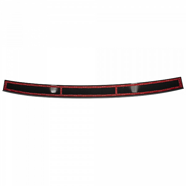 Stainless Steel Rear Bumper Protector Compatible With Volvo XC60 07.2017-> Rearguard, Tailored Fit Bumper Guard,  Loading Edge Protector- Colour Matte Black Powdercoated Stainless Steel