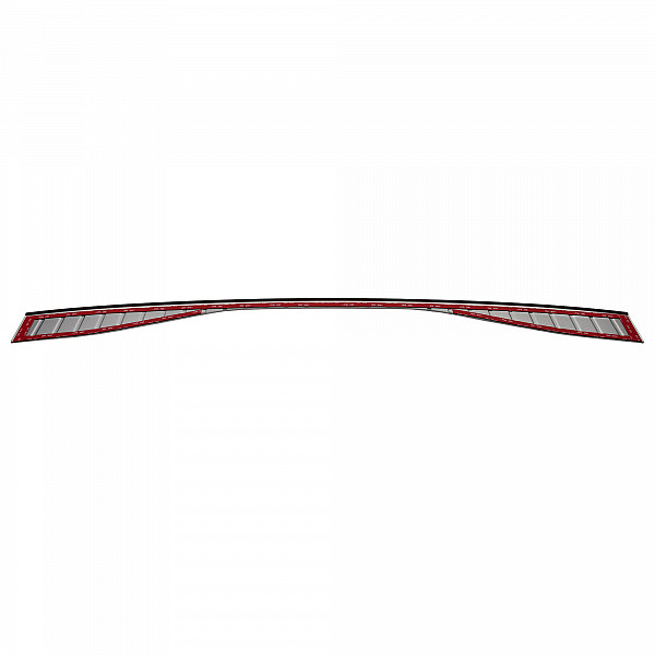Stainless Steel Rear Bumper Protector Compatible With Toyota BZ4X 06.2022-> Rearguard, Tailored Fit Bumper Guard,  Loading Edge Protector- Colour Brushed Stainless Steel