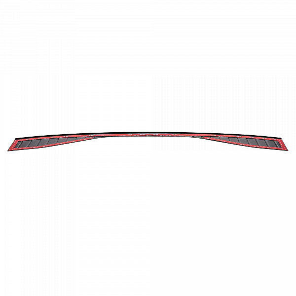 Stainless Steel Rear Bumper Protector Compatible With Toyota BZ4X 06.2022-> Rearguard, Tailored Fit Bumper Guard,  Loading Edge Protector- Colour Dark Grey Brushed Stainless Steel