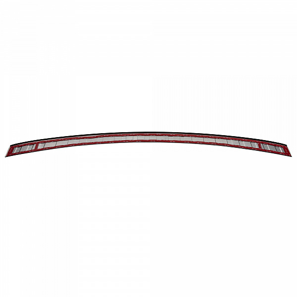 Stainless Steel Rear Bumper Protector Compatible With Renault Austral 09.2022-> Rearguard, Tailored Fit Bumper Guard,  Loading Edge Protector- Colour Brushed Stainless Steel