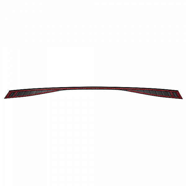 Stainless Steel Rear Bumper Protector Compatible With Toyota BZ4X 06.2022-> Rearguard, Tailored Fit Bumper Guard,  Loading Edge Protector- Colour Black Mirror Stainless Steel (Black Chrome)
