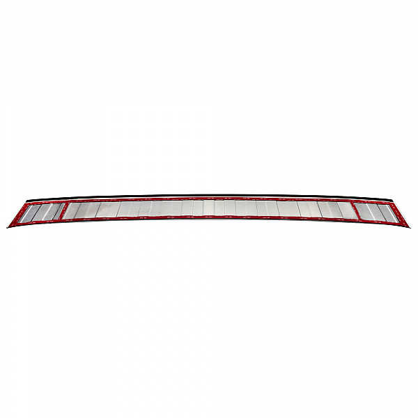 Stainless Steel Rear Bumper Protector Compatible With Volkswagen ID.BUZZ 10.2022-> Rearguard, Tailored Fit Bumper Guard,  Loading Edge Protector- Colour Polished Stainless Steel (Chrome)