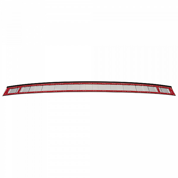 Stainless Steel Rear Bumper Protector Compatible With Peugeot 308 SW Estate 06.2022-> Rearguard, Tailored Fit Bumper Guard,  Loading Edge Protector- Colour Brushed Stainless Steel