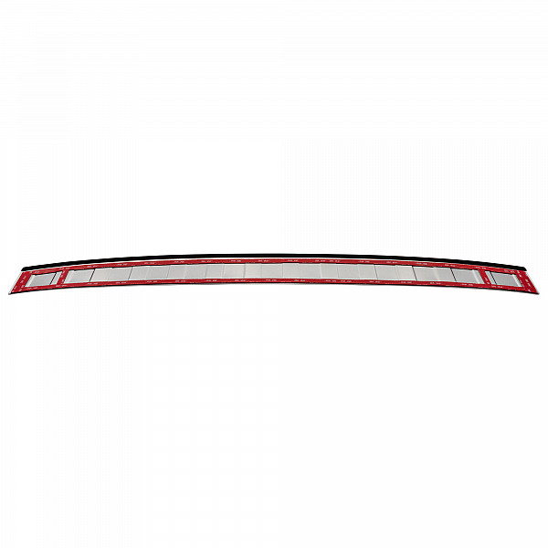 Stainless Steel Rear Bumper Protector Compatible With Peugeot 308 SW Estate 06.2022-> Rearguard, Tailored Fit Bumper Guard,  Loading Edge Protector- Colour Polished Stainless Steel (Chrome)