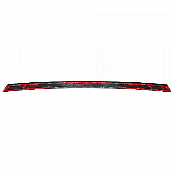 Stainless Steel Rear Bumper Protector Compatible With Dacia Duster III 06.2024-> Rearguard, Tailored Fit Bumper Guard,  Loading Edge Protector- Colour Matte Black Powdercoated Stainless Steel