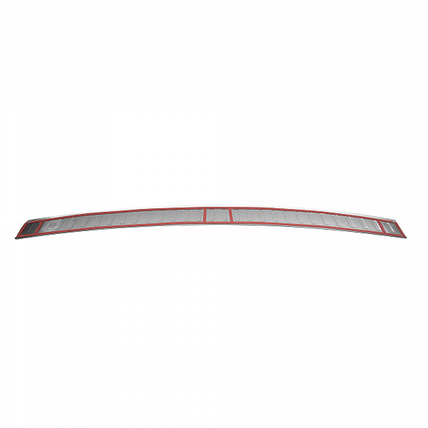 Stainless Steel Rear Bumper Protector Compatible With BMW X5 F15 11.2013-07.2018 Rearguard, Tailored Fit Bumper Guard,  Loading Edge Protector- Colour Dark Grey Brushed Stainless Steel