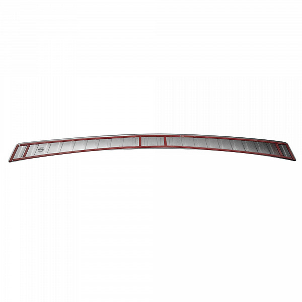 Stainless Steel Rear Bumper Protector Compatible With BMW 5 series Gran Turismo GT (F07) 10.2009-03.2017 Rearguard, Tailored Fit Bumper Guard,  Loading Edge Protector- Colour Dark Grey Brushed Stainless Steel