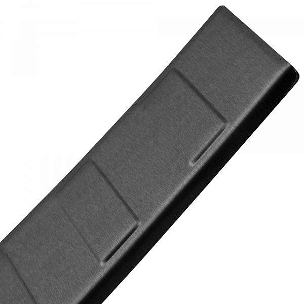 Stainless Steel Rear Bumper Protector Compatible With Mercedes Benz GLC (also for AMG) 09.2015-04.2019 Rearguard, Tailored Fit Bumper Guard,  Loading Edge Protector- Colour Dark Grey Brushed Stainless Steel