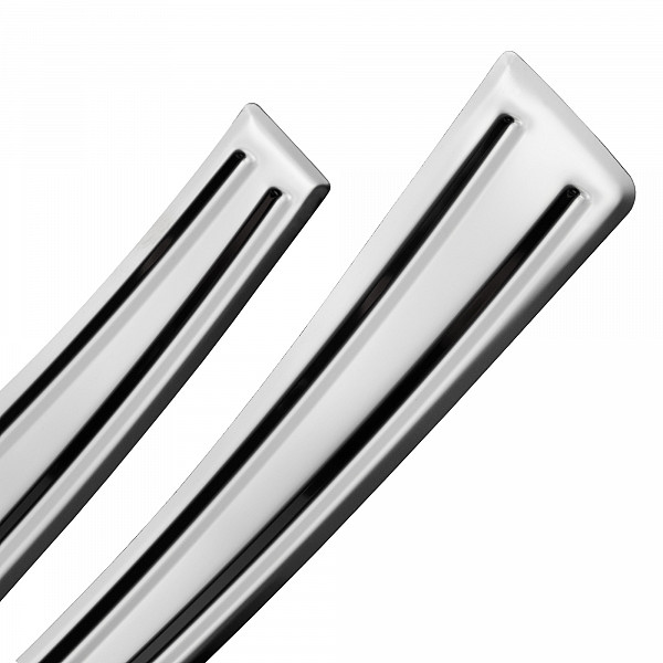 Stainless Steel Rear Bumper Protector Compatible With Volvo XC40 02.2018-> Rearguard, Tailored Fit Bumper Guard,  Loading Edge Protector- Colour Polished Stainless Steel (Chrome)