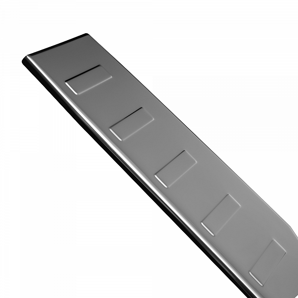 Stainless Steel Rear Bumper Protector Compatible With Mercedes Benz V Class & Vito 05.2014-> Rearguard, Tailored Fit Bumper Guard,  Loading Edge Protector- Colour Polished Stainless Steel (Chrome)