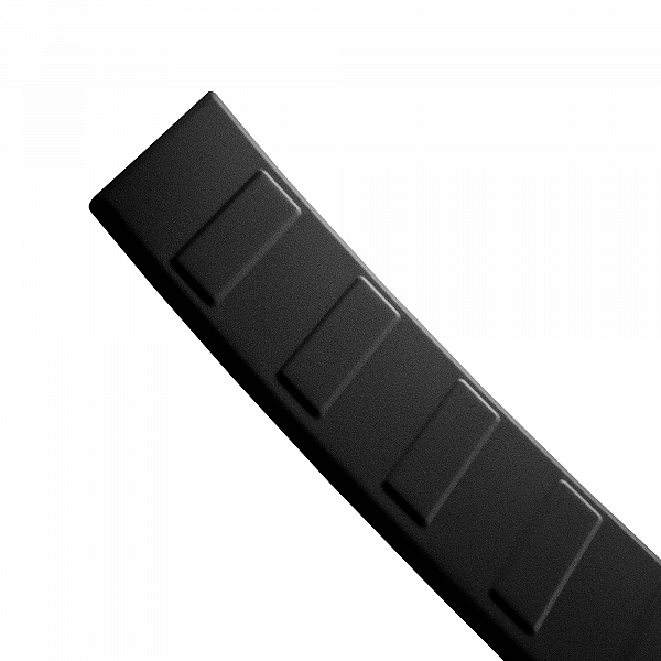 Stainless Steel Rear Bumper Protector Compatible With Volkswagen T6.1 Multivan, Transporter, California, Caravelle 10.2019-04.2024 Rearguard, Tailored Fit Bumper Guard,  Loading Edge Protector- Colour Matte Black Powdercoated Stainless Stee