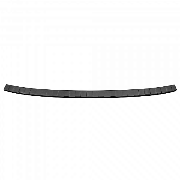 Stainless Steel Rear Bumper Protector Compatible With Volkswagen ID.3 09.2020-> Rearguard, Tailored Fit Bumper Guard,  Loading Edge Protector- Colour Dark Grey Brushed Stainless Steel