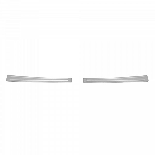 Stainless Steel Rear Bumper Protector Compatible With Volvo XC40 02.2018-> Rearguard, Tailored Fit Bumper Guard,  Loading Edge Protector- Colour Brushed Stainless Steel
