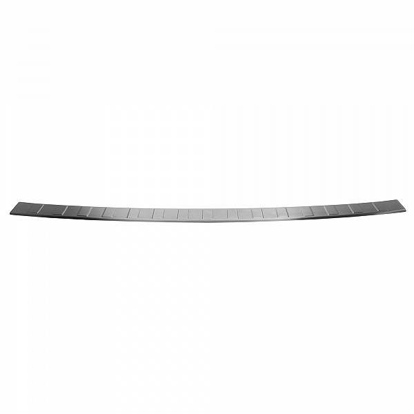 Stainless Steel Rear Bumper Protector Compatible With Mercedes Benz GLC (also for AMG) Facelift 07.2019-07.2022 Rearguard, Tailored Fit Bumper Guard,  Loading Edge Protector- Colour Brushed Stainless Steel