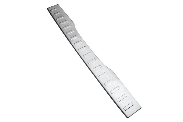 Stainless Steel Rear Bumper Protector Compatible With Mercedes Benz V Class & Vito 05.2014-> Rearguard, Tailored Fit Bumper Guard,  Loading Edge Protector- Colour Brushed Stainless Steel