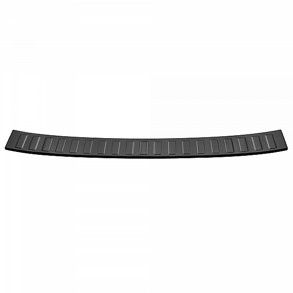 Stainless Steel Rear Bumper Protector Compatible With Volkswagen T-Roc 11.2017-> Rearguard, Tailored Fit Bumper Guard,  Loading Edge Protector- Colour Dark Grey Brushed Stainless Steel