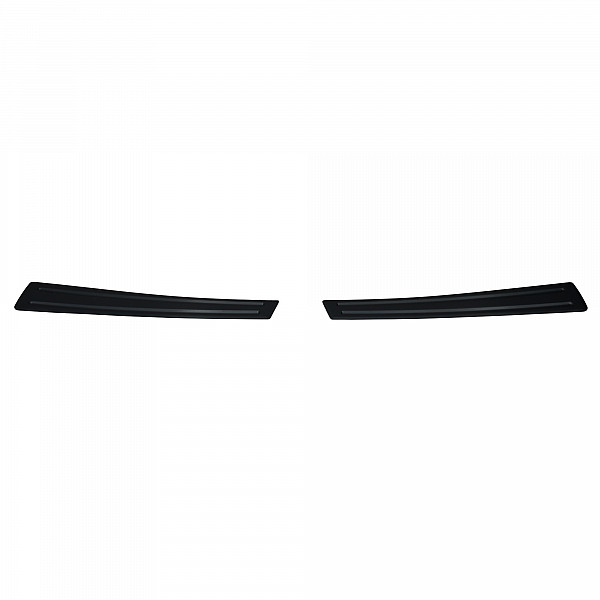 Stainless Steel Rear Bumper Protector Compatible With Volvo XC40 02.2018-> Rearguard, Tailored Fit Bumper Guard,  Loading Edge Protector- Colour Black Mirror Stainless Steel (Black Chrome)