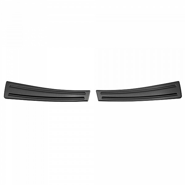 Stainless Steel Rear Bumper Protector Compatible With Volvo XC40 02.2018-> Rearguard, Tailored Fit Bumper Guard,  Loading Edge Protector- Colour Dark Grey Brushed Stainless Steel