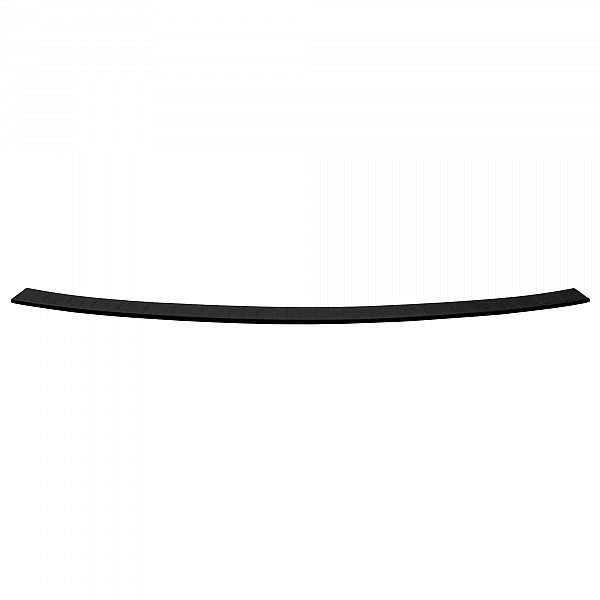 Stainless Steel Rear Bumper Protector Compatible With Volvo XC90 02.2015-> Rearguard, Tailored Fit Bumper Guard,  Loading Edge Protector- Colour Matte Black Powdercoated Stainless Steel
