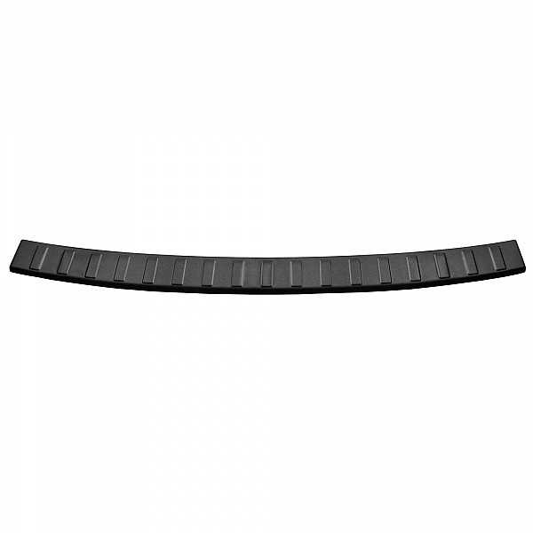 Stainless Steel Rear Bumper Protector Compatible With Audi A4 Avant (Estate) B9 10.2015-> Rearguard, Tailored Fit Bumper Guard,  Loading Edge Protector- Colour Dark Grey Brushed Stainless Steel