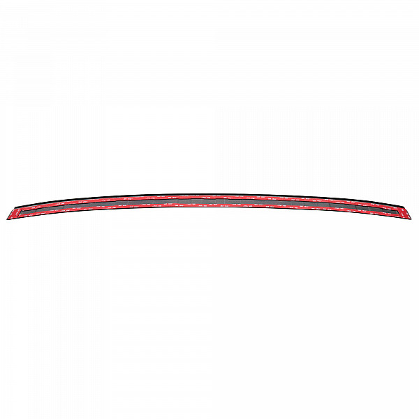 Stainless Steel Rear Bumper Protector Compatible With Volkswagen ID.3 09.2020-> Rearguard, Tailored Fit Bumper Guard,  Loading Edge Protector- Colour Dark Grey Brushed Stainless Steel