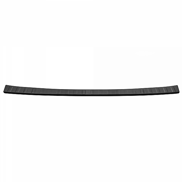 Stainless Steel Rear Bumper Protector Compatible With Toyota RAV4 01.2019-> Rearguard, Tailored Fit Bumper Guard,  Loading Edge Protector- Colour Dark Grey Brushed Stainless Steel