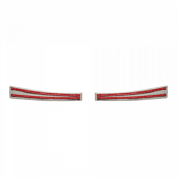 Stainless Steel Rear Bumper Protector Compatible With Volvo XC40 02.2018-> Rearguard, Tailored Fit Bumper Guard,  Loading Edge Protector- Colour Brushed Stainless Steel