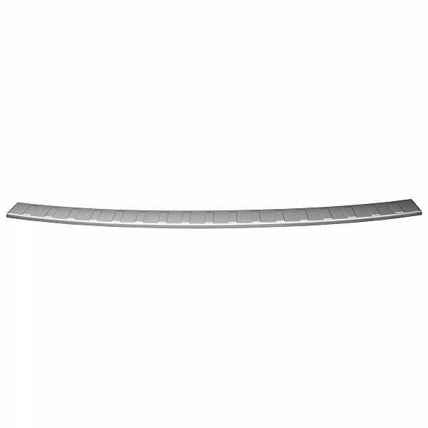 Stainless Steel Rear Bumper Protector Compatible With Audi A4 Avant (Estate) B9 10.2015-> Rearguard, Tailored Fit Bumper Guard,  Loading Edge Protector- Colour Brushed Stainless Steel